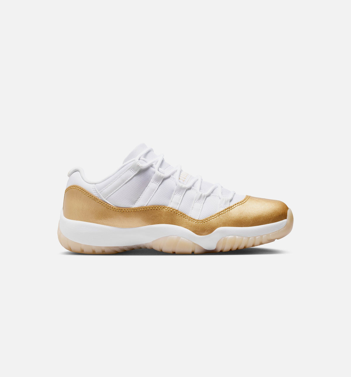 Air Jordan 11 Retro Low Mother's Day Women's Sneakers - White/Metallic Gold/Team Gold
