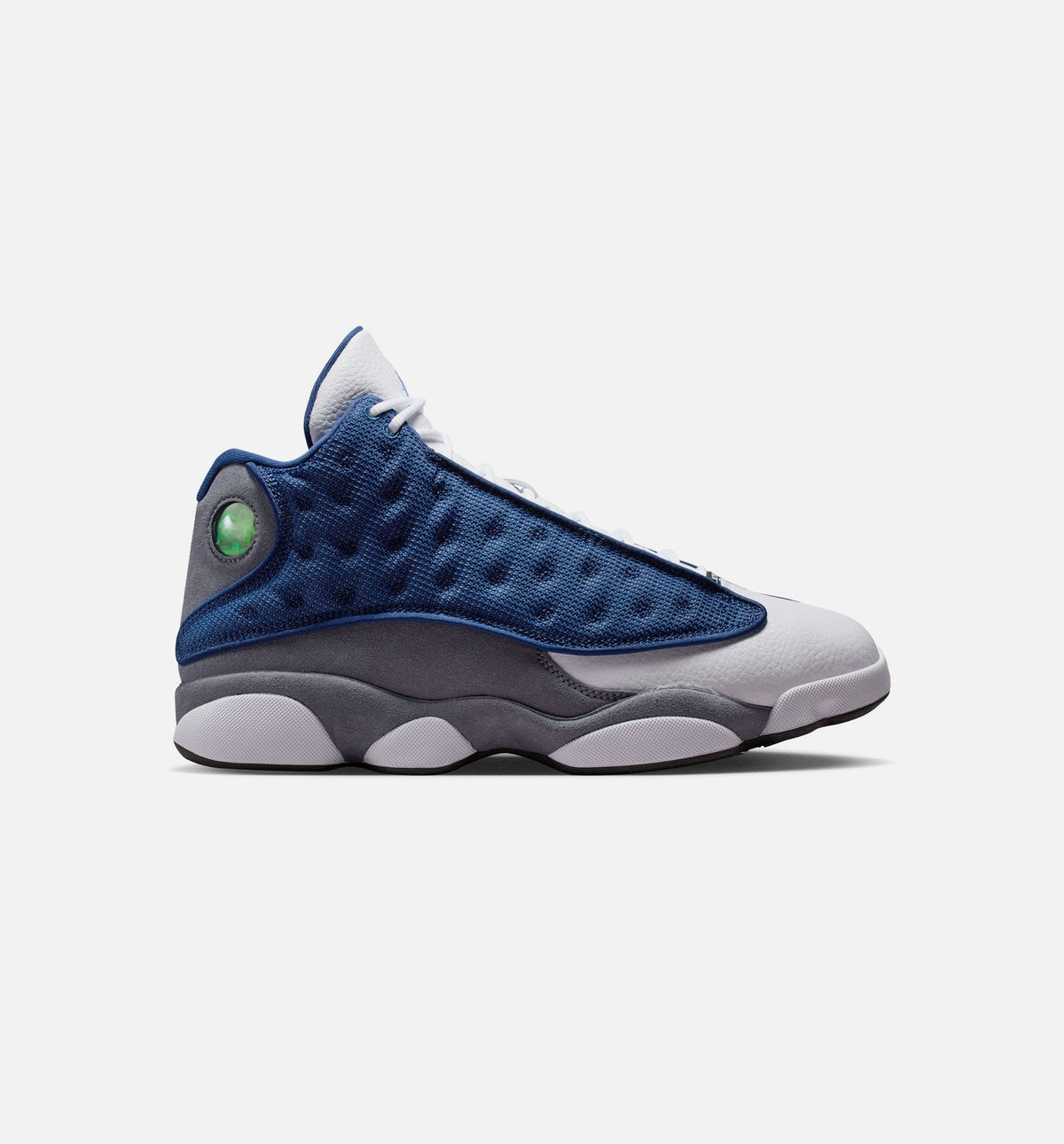 Air Jordan 13 Retro Navy and Flint Grey Men's Sneakers - Navy/University Blue/Flint Grey/White
