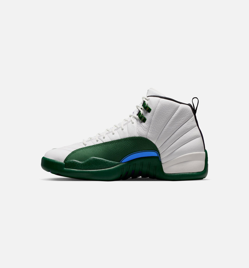 Air Jordan 12 Retro Idols Become Rivals Men's Sneakers - Summit White/Gorge Green/Fierce Purple