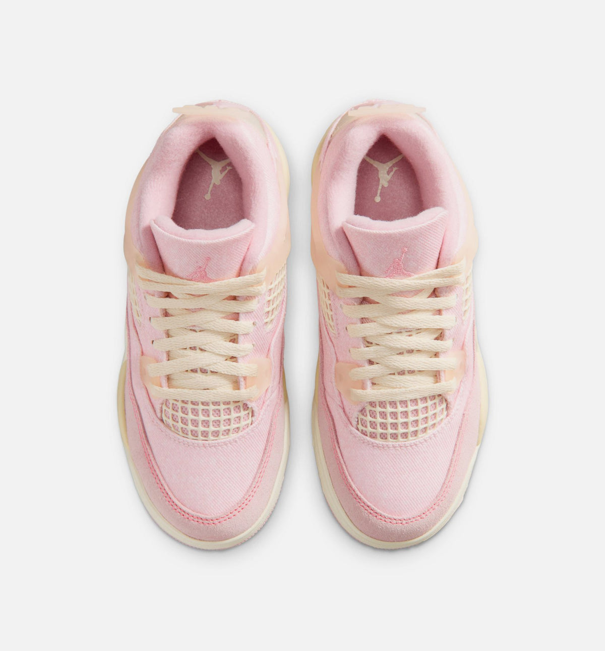 Air Jordan 4 Retro Pink Pearl and Iced Carmine Preschool Sneakers - Pearl Pink/Iced Carmine/Coconut Milk