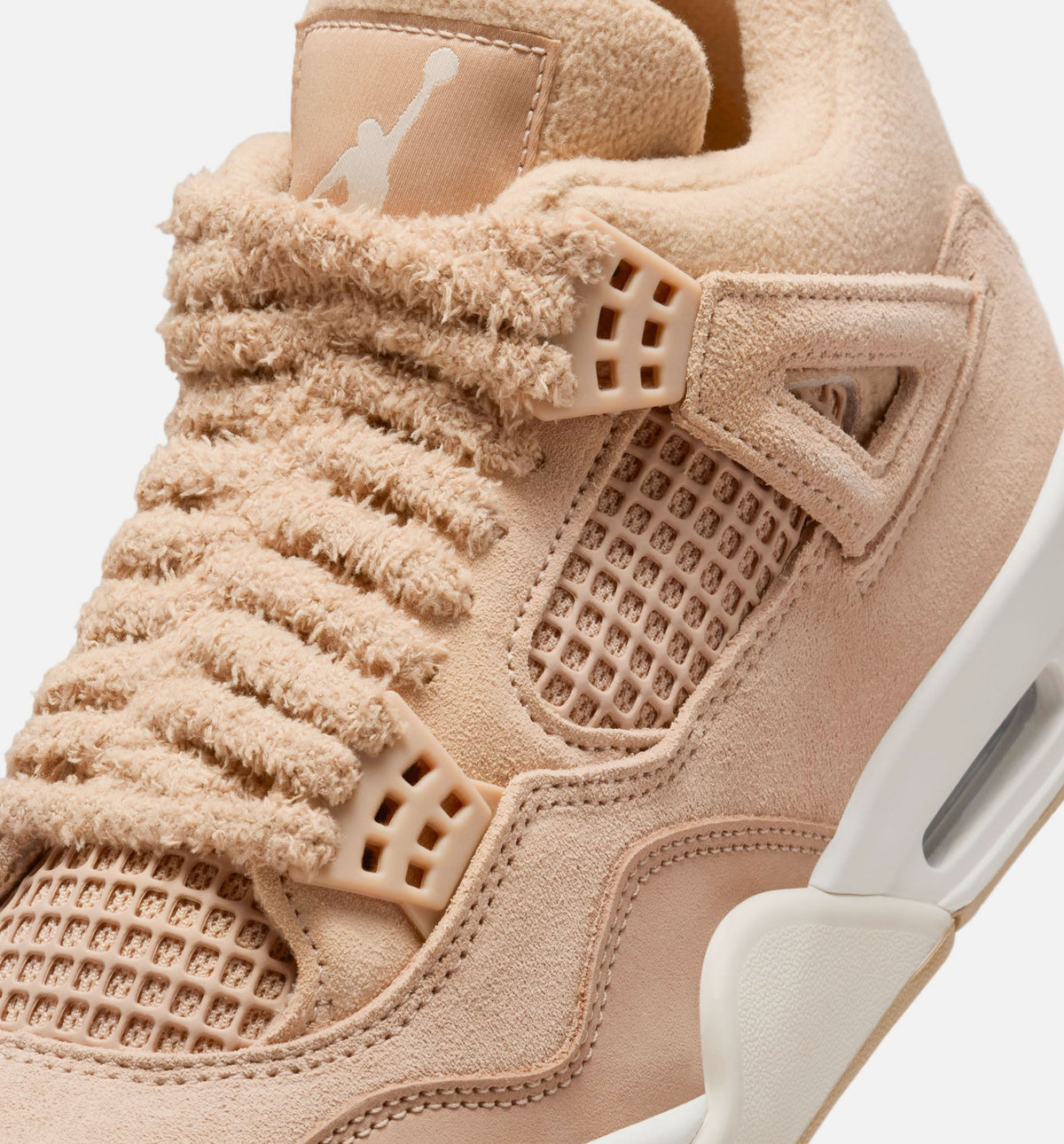 Air Jordan 4 Retro Cozy Girl Women's Sneakers - Hemp/Light Orewood Brown
