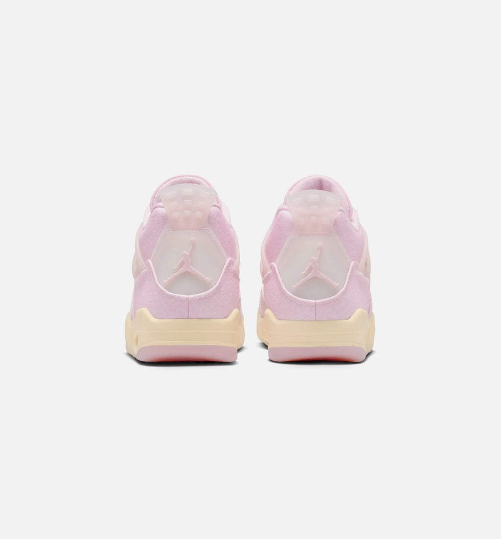 Air Jordan 4 Retro Pink Pearl and Iced Carmine Women's Sneakers - Pearl Pink/Iced Carmine/Coconut Milk