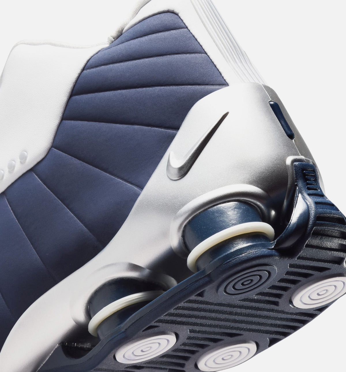 Shox BB4 Olympic Men's Sneakers - White/Midnight Navy/Metallic Silver