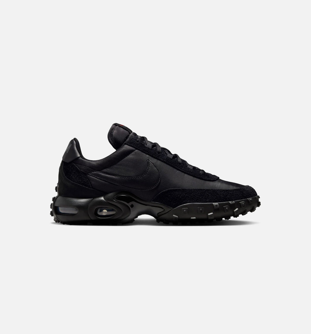 Air Max Waffle Black and Anthracite Men's Sneakers - Black