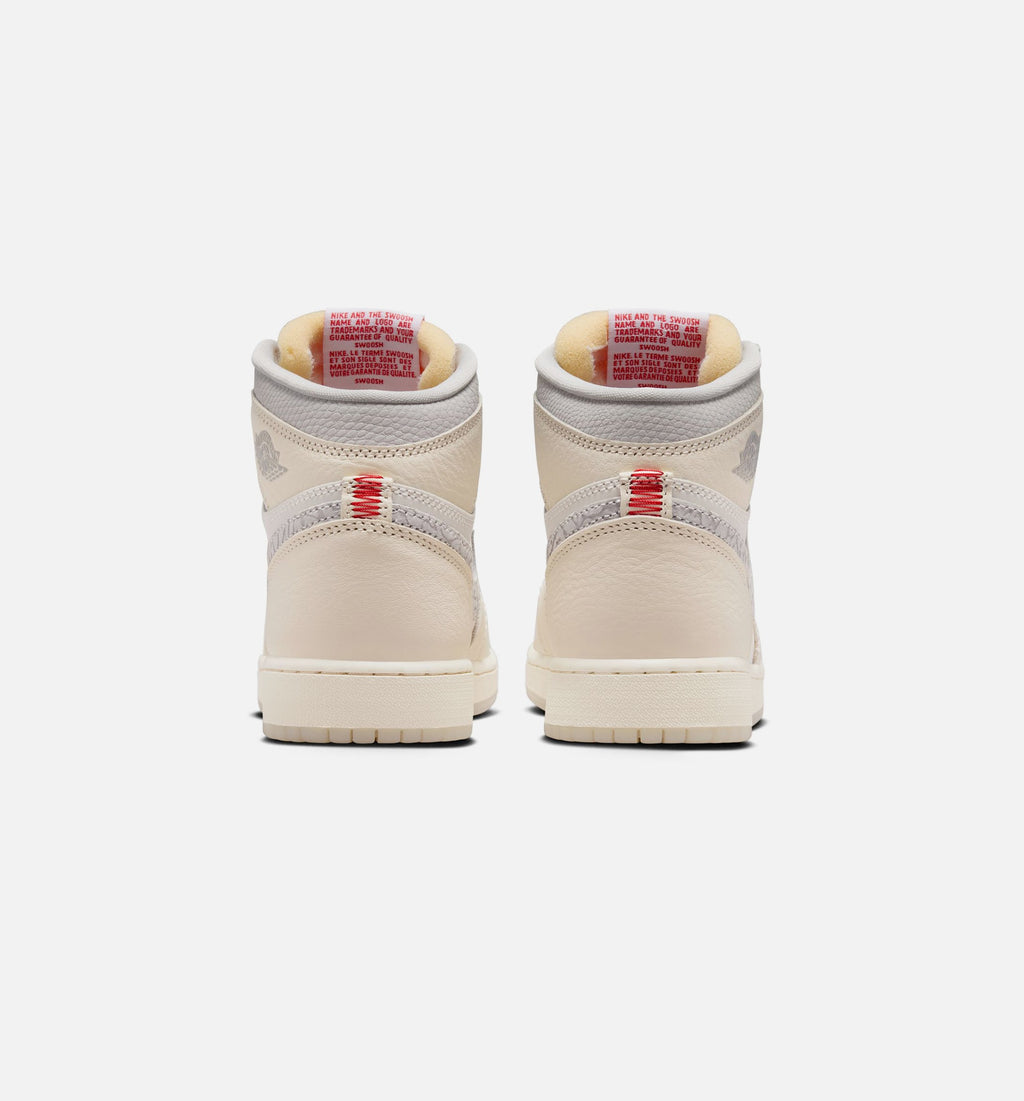 Air Jordan 1 Retro High OG Grade School Sneakers - Sail/University Red/Pale Ivory/Coconut Milk/Phantom