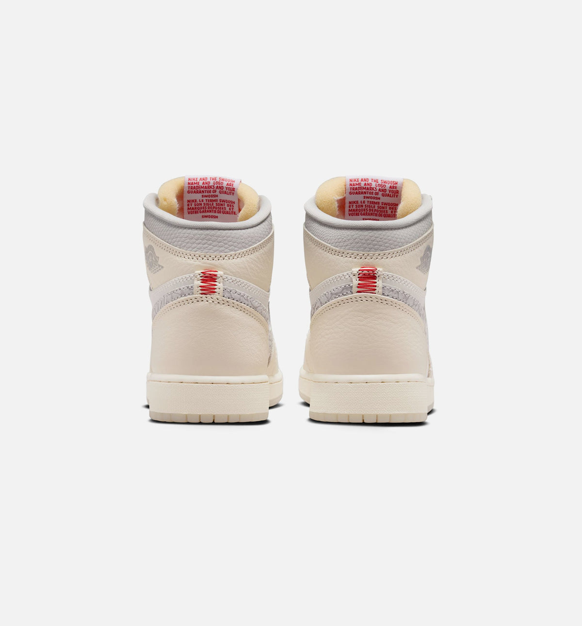 Air Jordan 1 Retro High OG Grade School Sneakers - Sail/University Red/Pale Ivory/Coconut Milk/Phantom