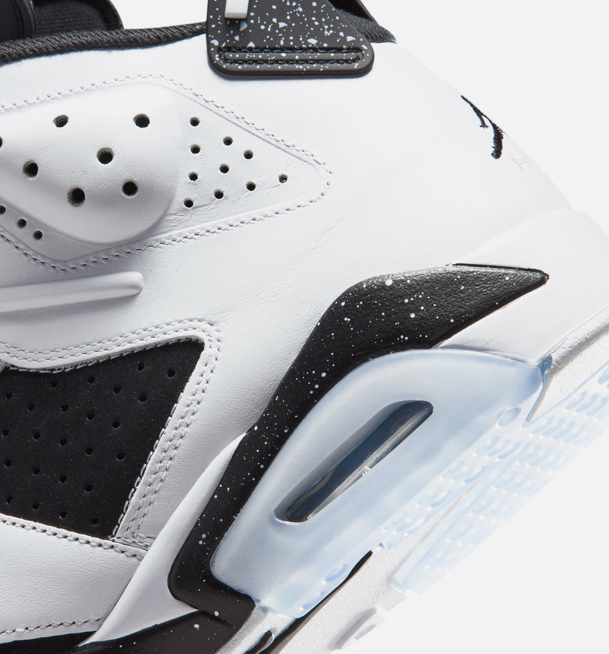 Air Jordan 6 Retro Black and White Men's Sneakers - Black/White