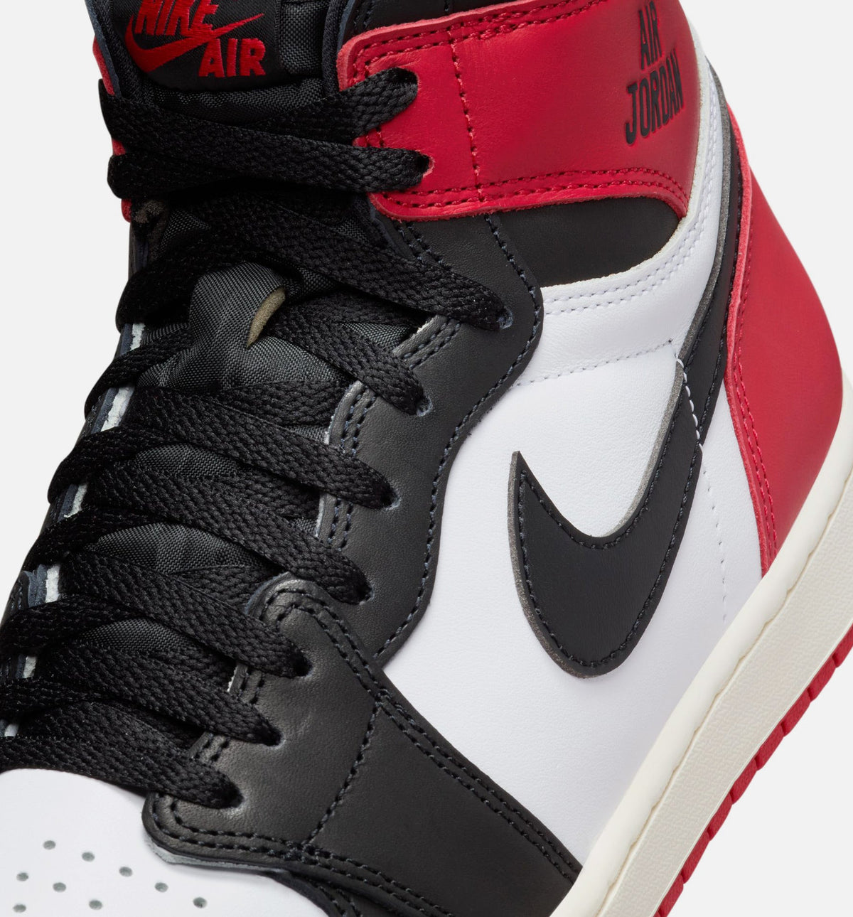 Air Jordan 1 Retro High OG Men's Sneakers - White/Black/Varsity Red/Sail