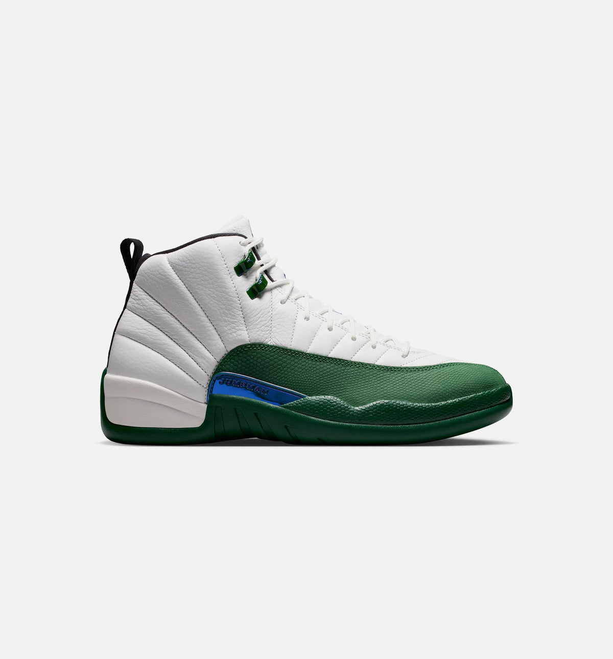 Air Jordan 12 Retro Idols Become Rivals Men's Sneakers - Summit White/Gorge Green/Fierce Purple