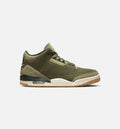 Air Jordan 3 Retro Medium Olive Men's Sneakers - Medium Olive/Sequoia/Neutral Olive/Sail/Total Crimson
