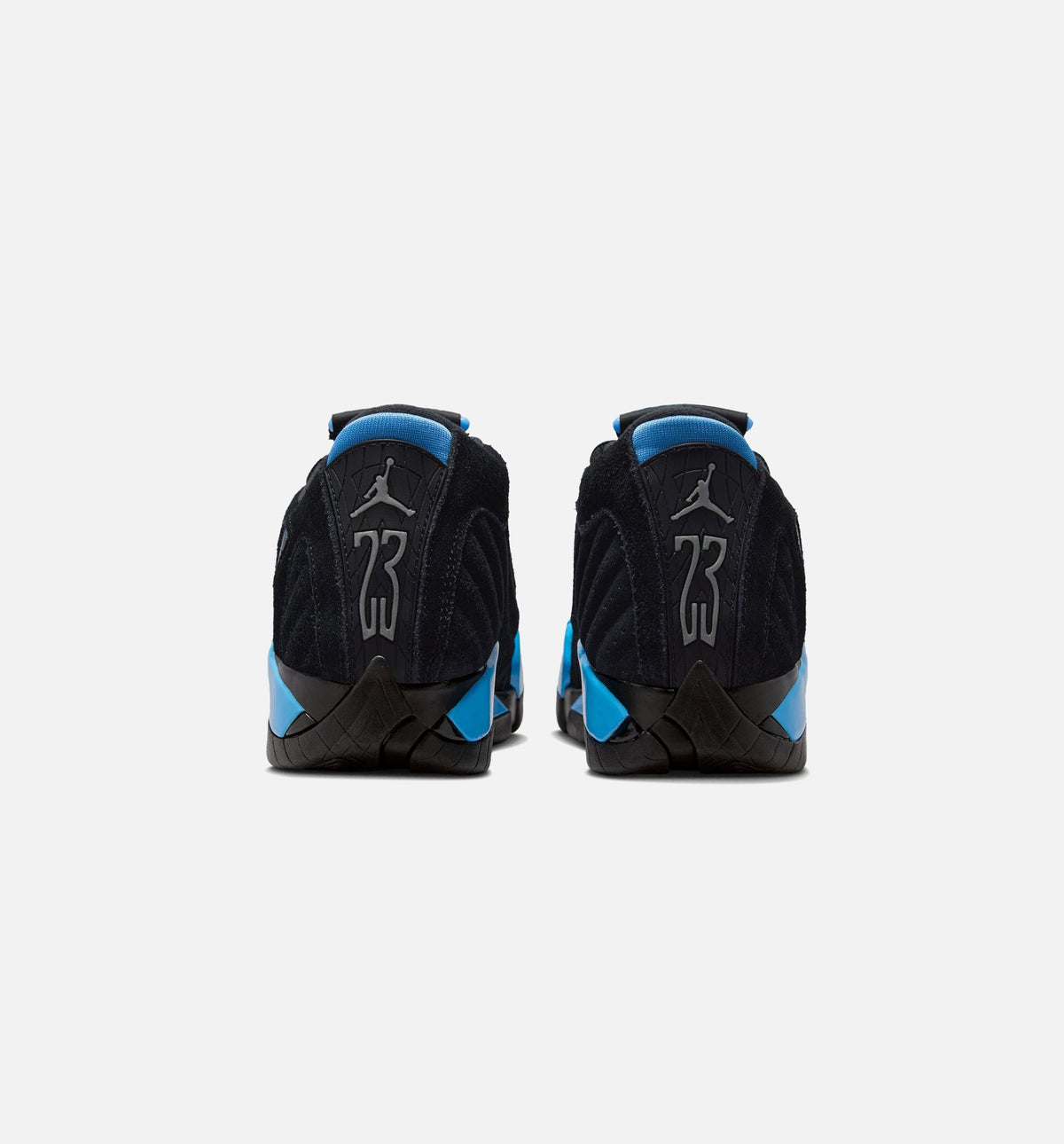 Air Jordan 14 Retro Black University Blue Grade School Sneakers - Black/White/University Blue