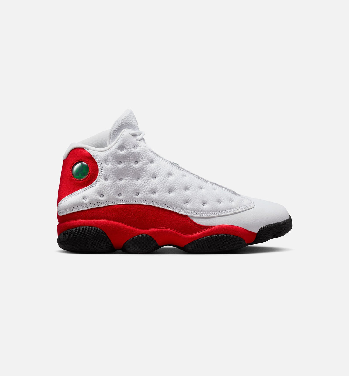 Air Jordan 13 Retro White and University Red Men's Sneakers - White/Black/True Red