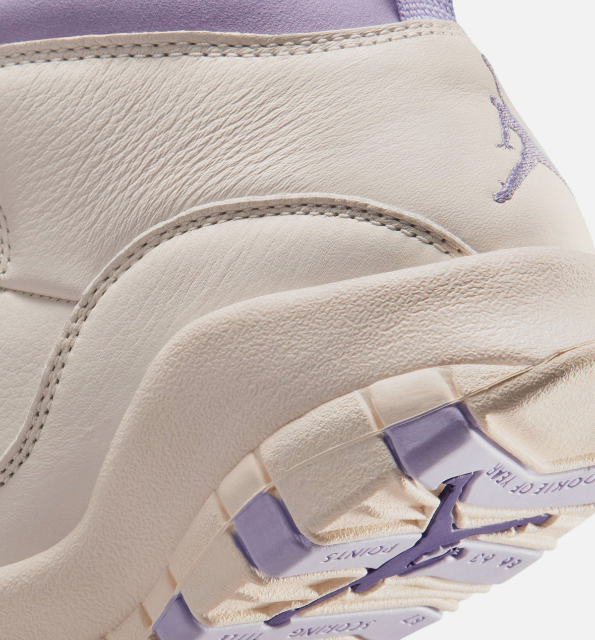 Air Jordan 10 Retro Hydrangeas Women's Sneakers - Chalk/Hydrangeas/Wild Grape