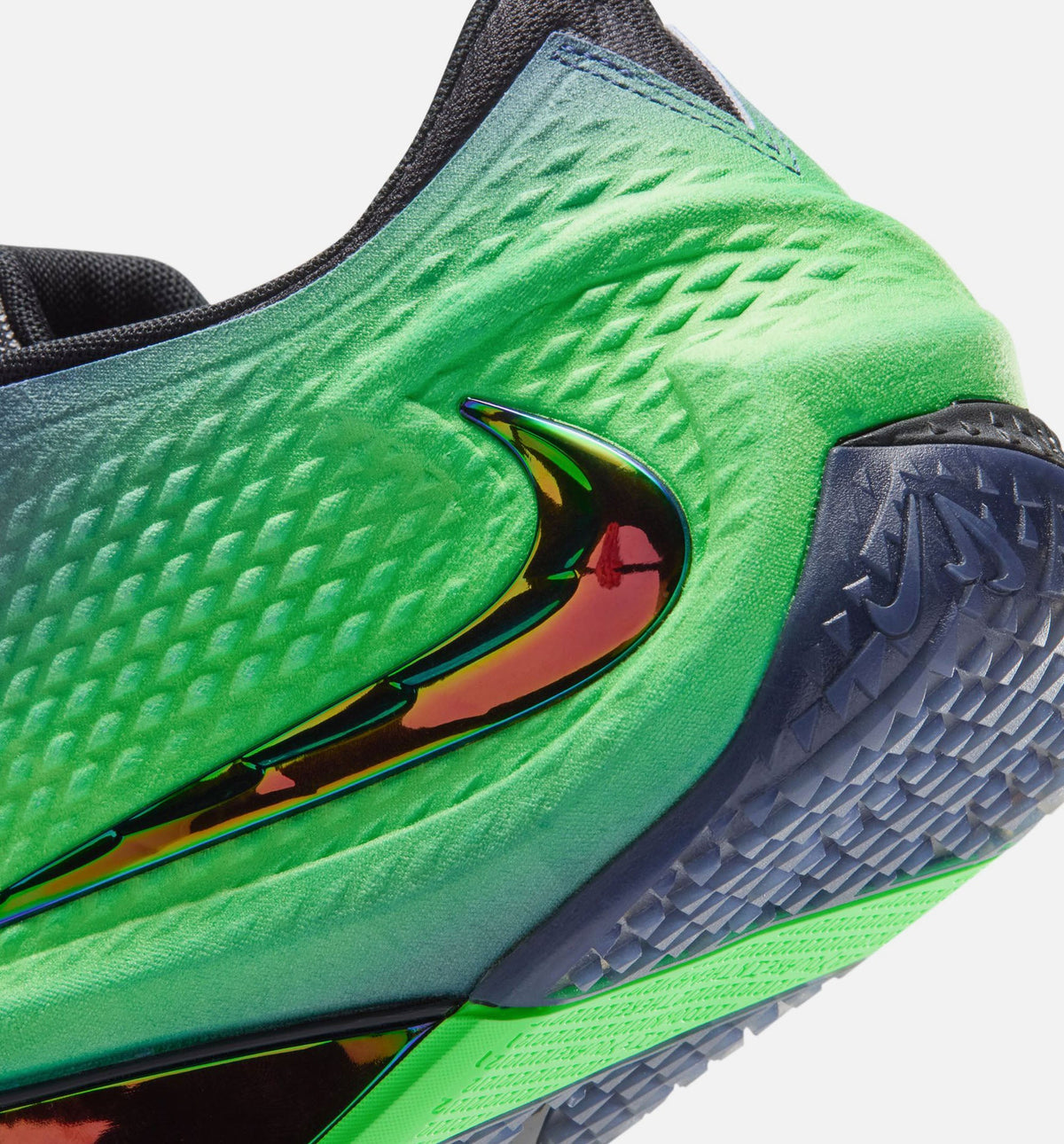 Ja 4 Nightmare Men's Sneakers - Obsidian/Black/Voltage Green/Metallic Silver