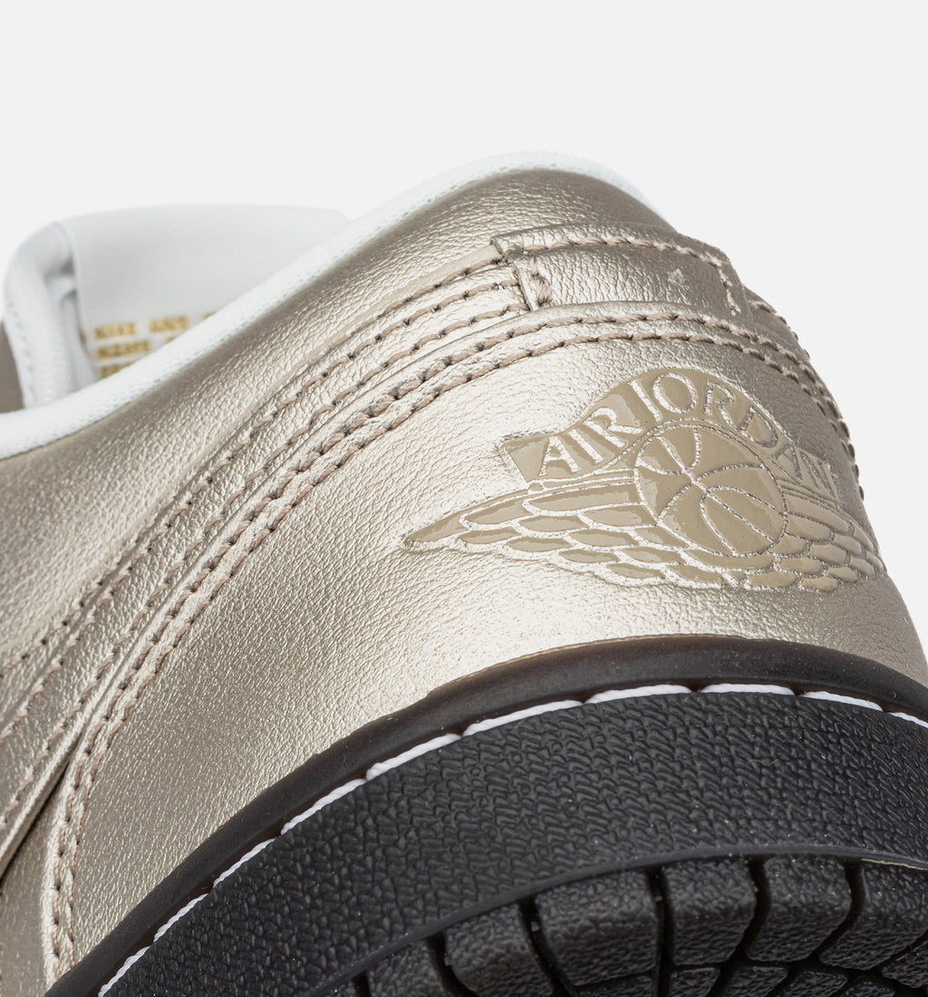 Air Jordan 1 Low SE Metallic Zinc Women's Sneakers - Metallic Zinc/Summit White/Velvet Brown/Metallic Zinc