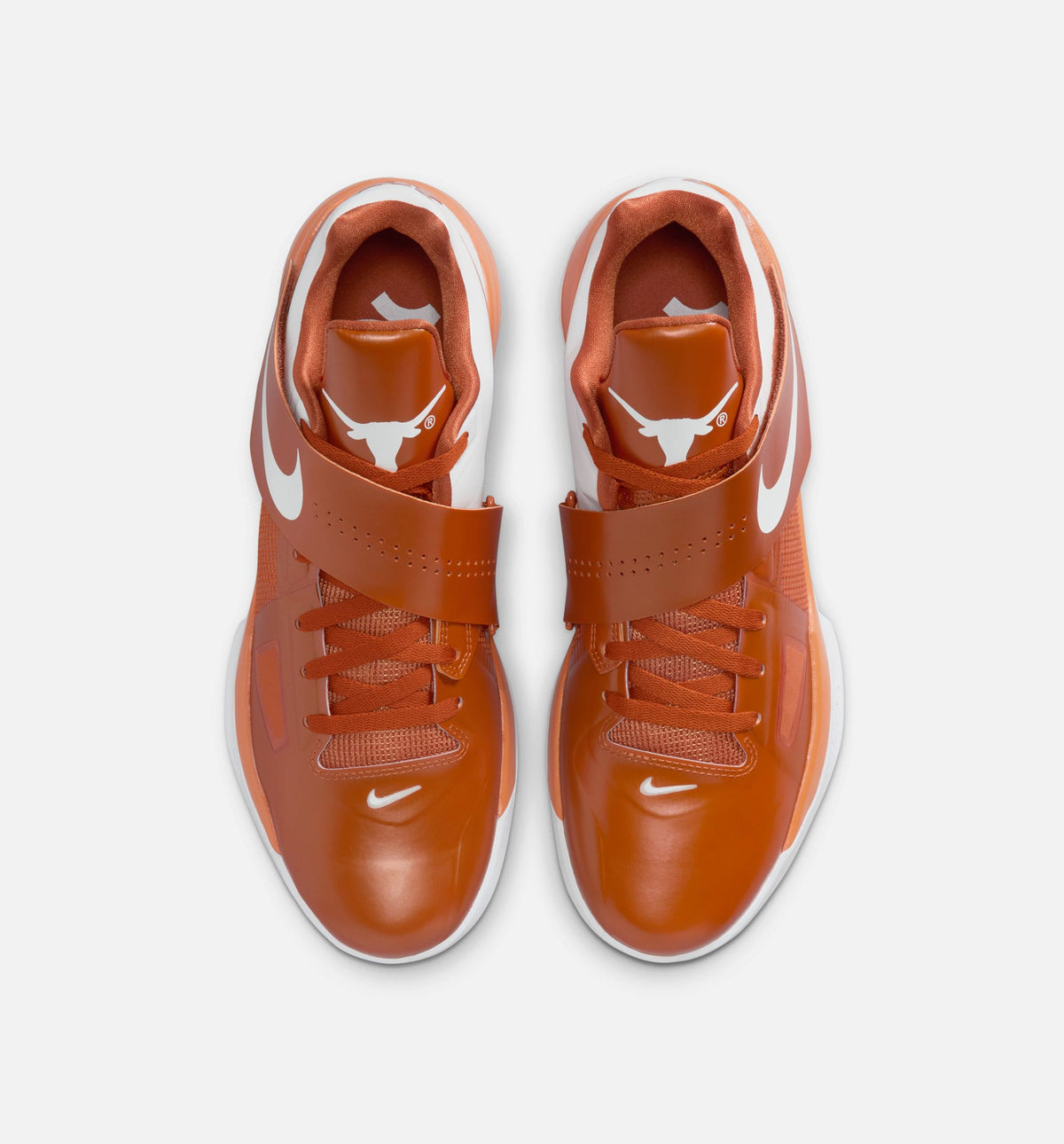 Zoom KD 4 Texas Longhorns Men's Sneakers - Desert Orange/White