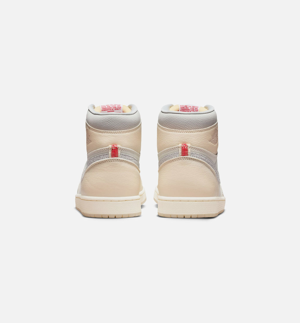 Air Jordan 1 Retro High OG Men's Sneakers - Sail/University Red/Pale Ivory/Coconut Milk/Phantom