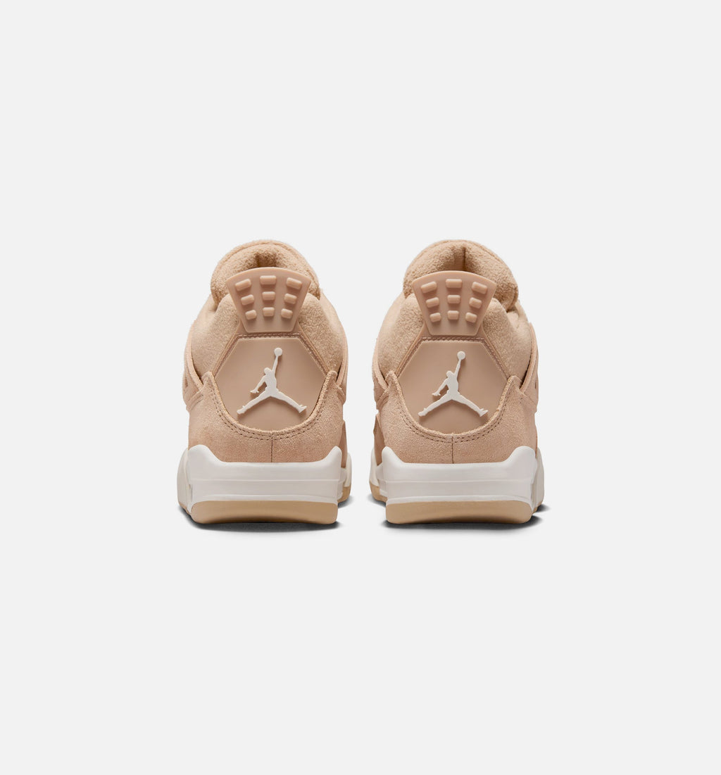Air Jordan 4 Retro Cozy Girl Women's Sneakers - Hemp/Light Orewood Brown