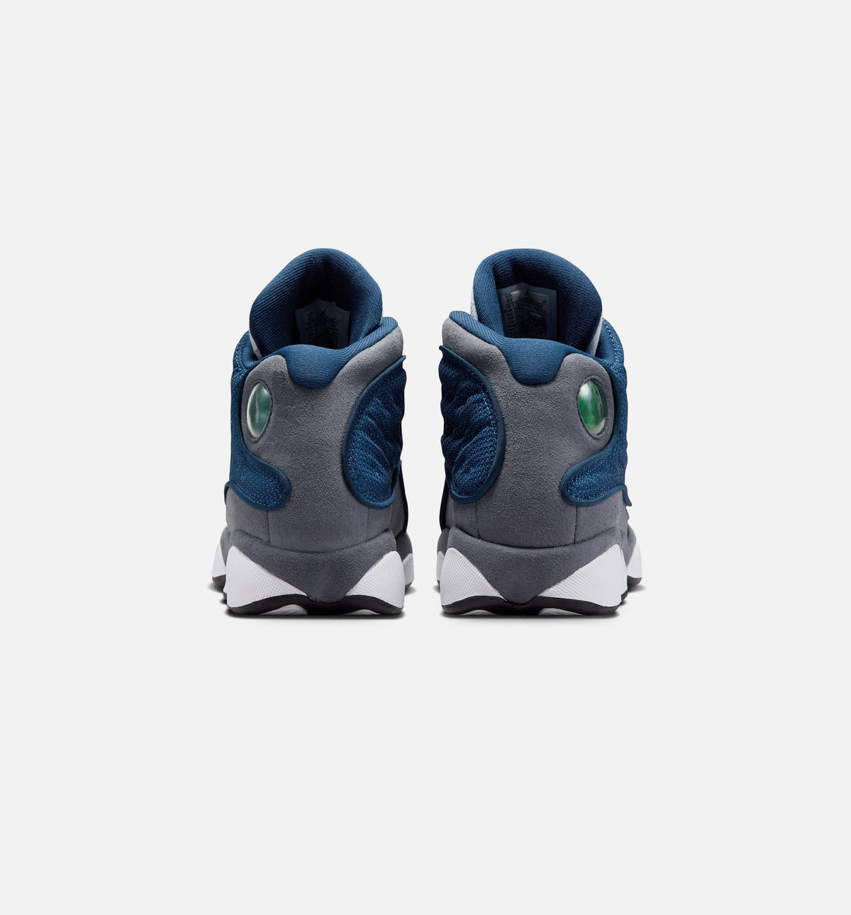Air Jordan 13 Retro Navy and Flint Grey Grade School Sneakers - Navy/University Blue/Flint Grey/White