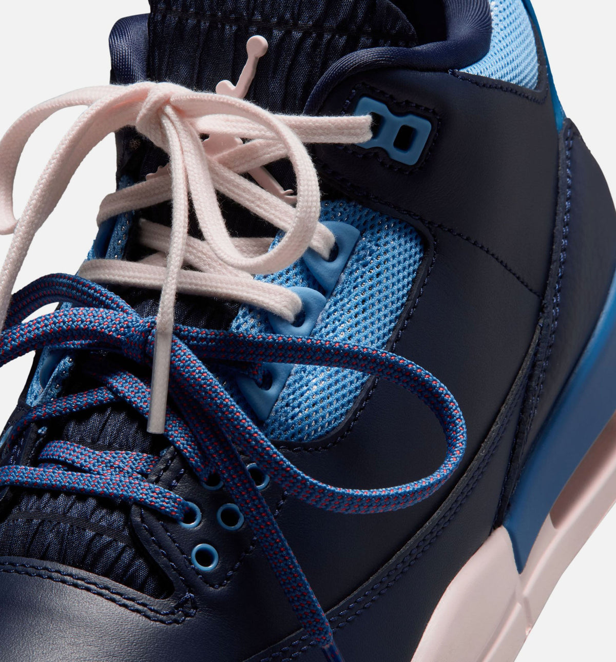 Air Jordan 3 Retro Sport Renaissance Women's Sneakers - Obsidian/Chalk/Track Red