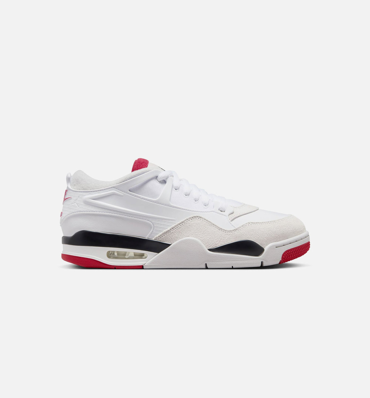 Air Jordan 4 RM Men's Sneakers - White/Black/Neutral Grey/Varsity Red