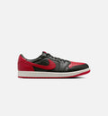 Air Jordan 1 Retro Low OG Banned Men's Sneakers - Black/Black/Varsity Red/Summit White