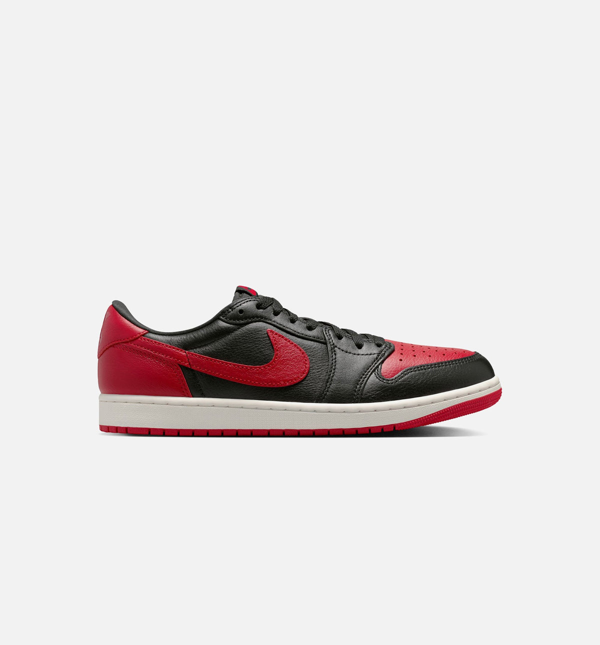 Air Jordan 1 Retro Low OG Banned Men's Sneakers - Black/Black/Varsity Red/Summit White