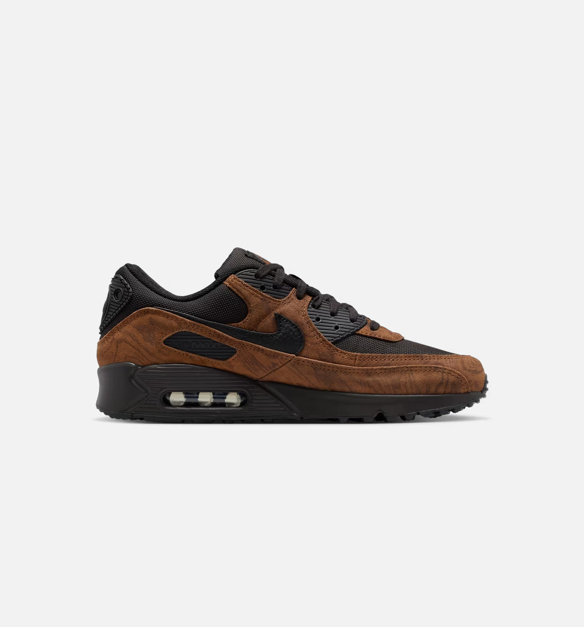 Air Max 90 Premium Men's Sneakers - Light British Tan/Velvet Brown/Black