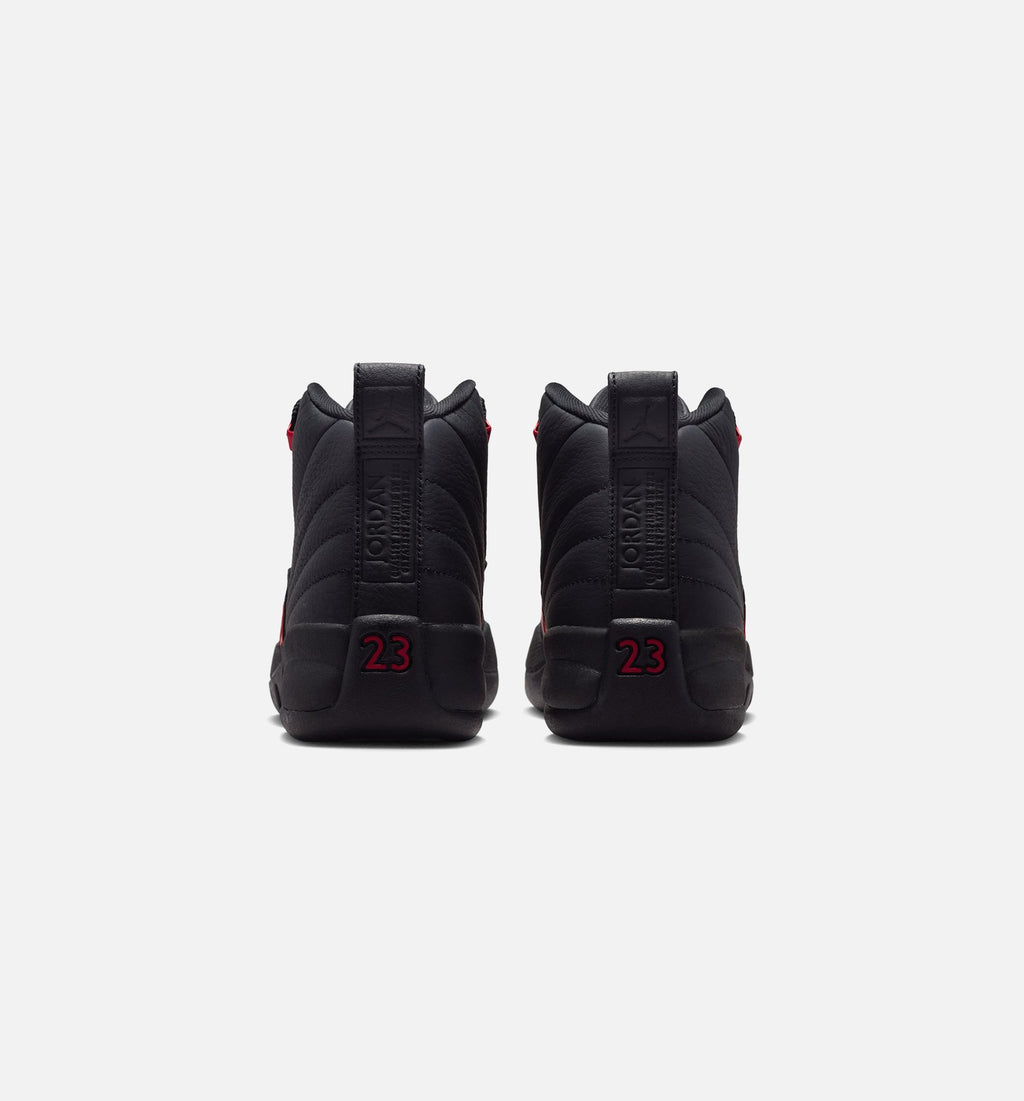 Air Jordan 12 Retro Bloodline Grade School Sneakers - Black/Varsity Red