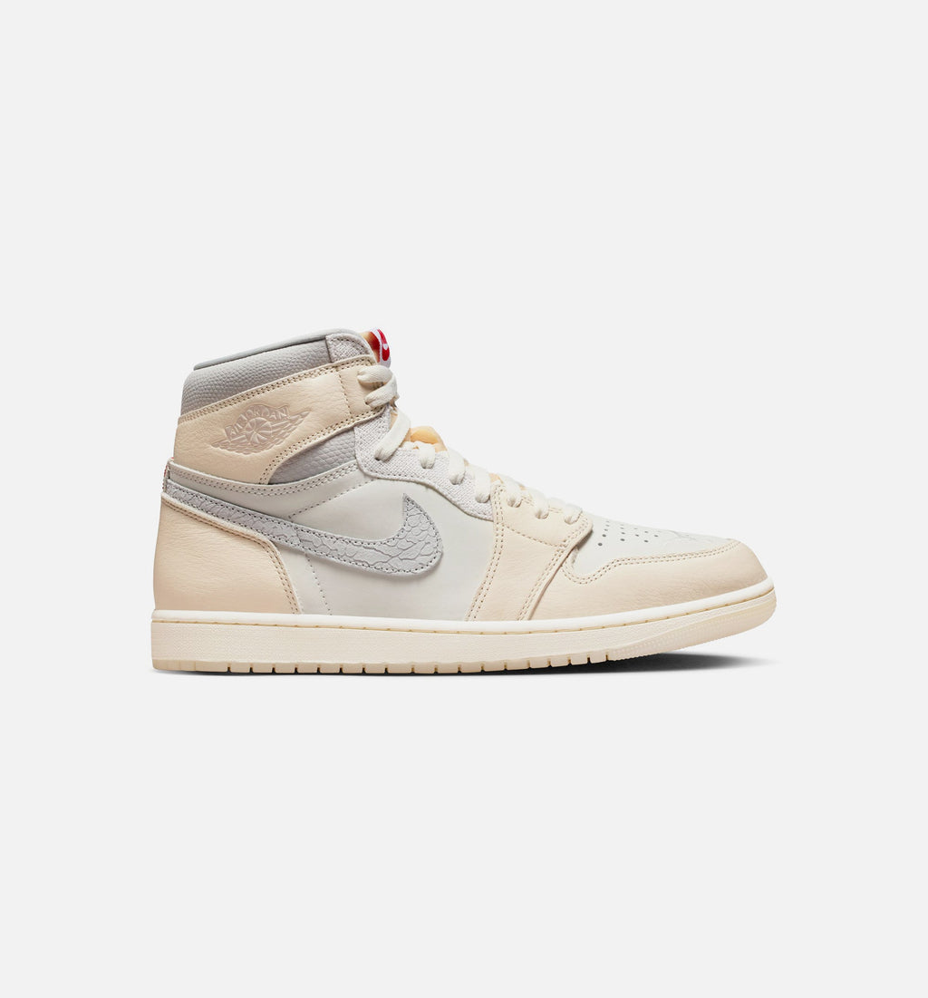 Air Jordan 1 Retro High OG Men's Sneakers - Sail/University Red/Pale Ivory/Coconut Milk/Phantom