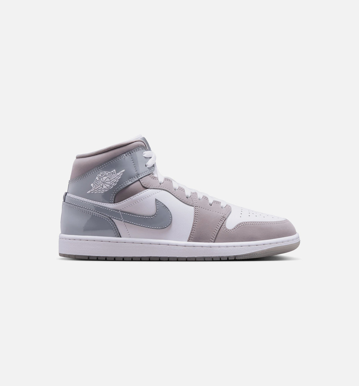 Air Jordan 1 Mid SE Cool Grey Men's Sneakers - Cool Grey/Medium Grey