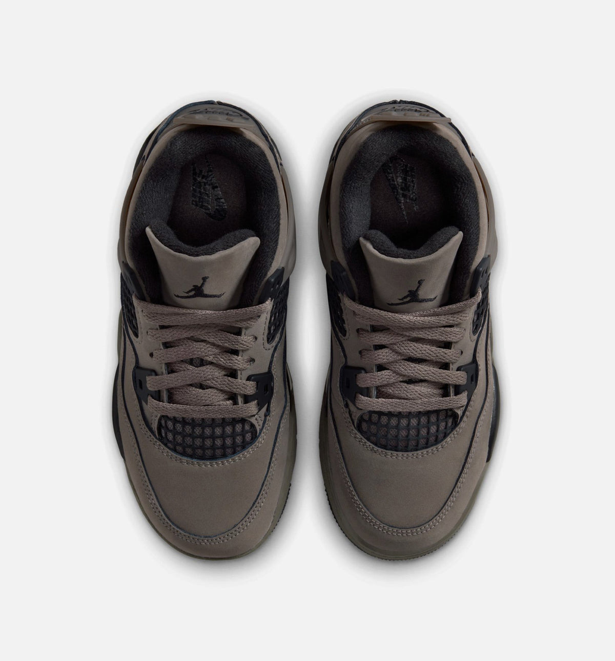 Air Jordan 4 Retro Cave Stone and Black Preschool Sneakers - Cave Stone/Black/Moon Particle