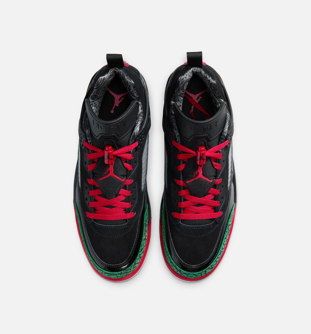 Spizike Low Men's Sneakers - Black/Classic Green/White/Varsity Red