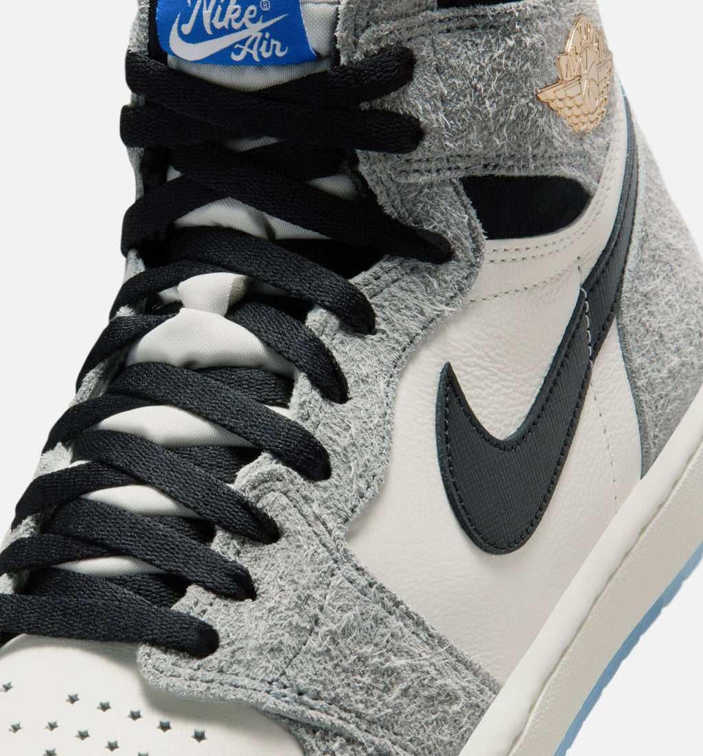 Air Jordan 1 Retro High OG Men's Sneakers - Cool Grey/Black/Sail/Game Royal/White