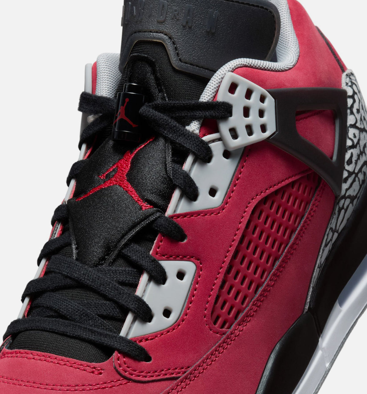 Spizike Low Toro Men's Sneakers - Gym Red/Black/Wolf Grey/Cool Grey