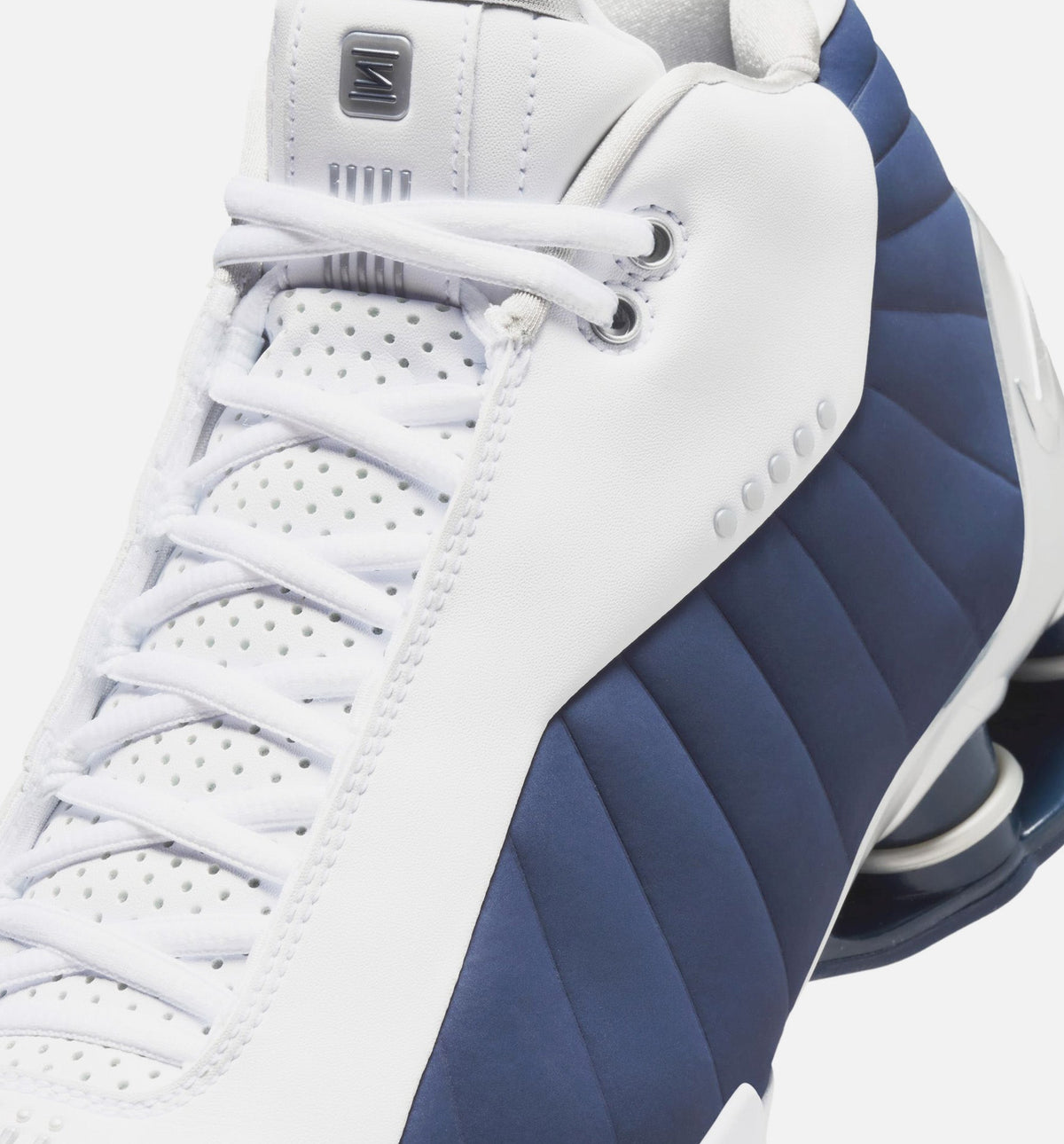 Shox BB4 Olympic Men's Sneakers - White/Midnight Navy/Metallic Silver