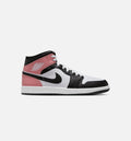 Air Jordan 1 Mid Men's Sneakers - White/Rust Pink/Black