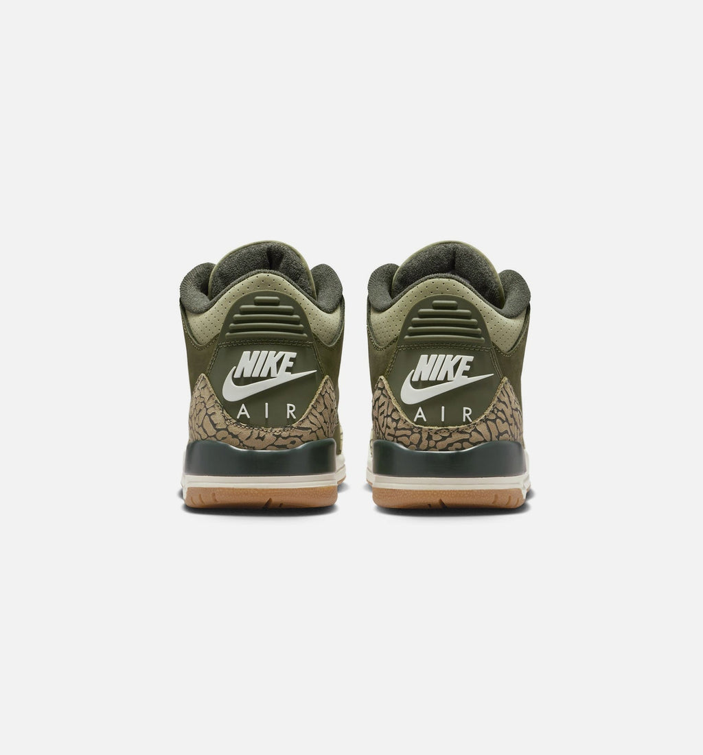 Air Jordan 3 Retro Medium Olive Grade School Sneakers - Medium Olive/Sequoia/Neutral Olive/Sail