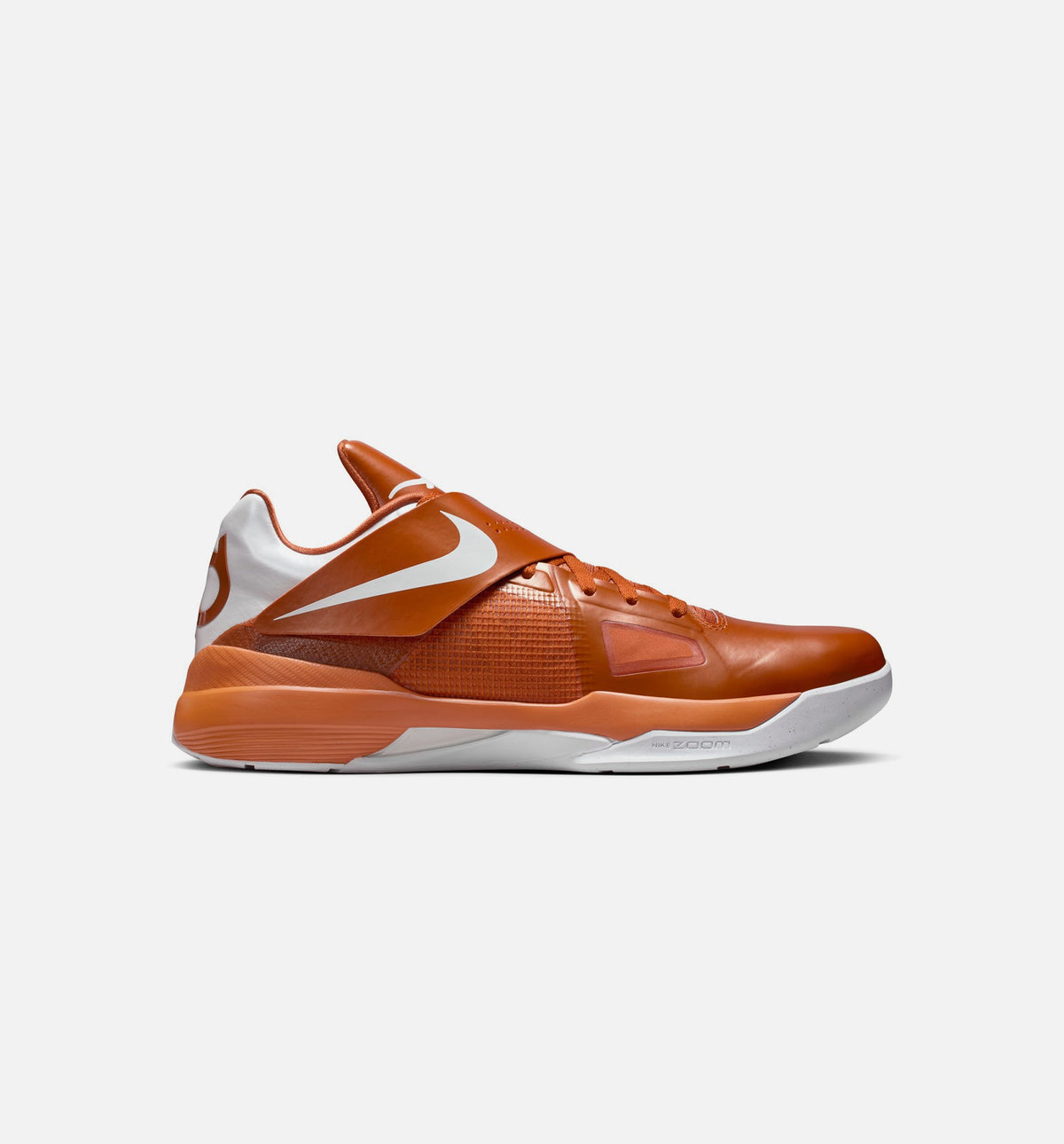 Zoom KD 4 Texas Longhorns Men's Sneakers - Desert Orange/White