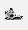 Air Jordan 6 Retro Black and White Men's Sneakers - Black/White