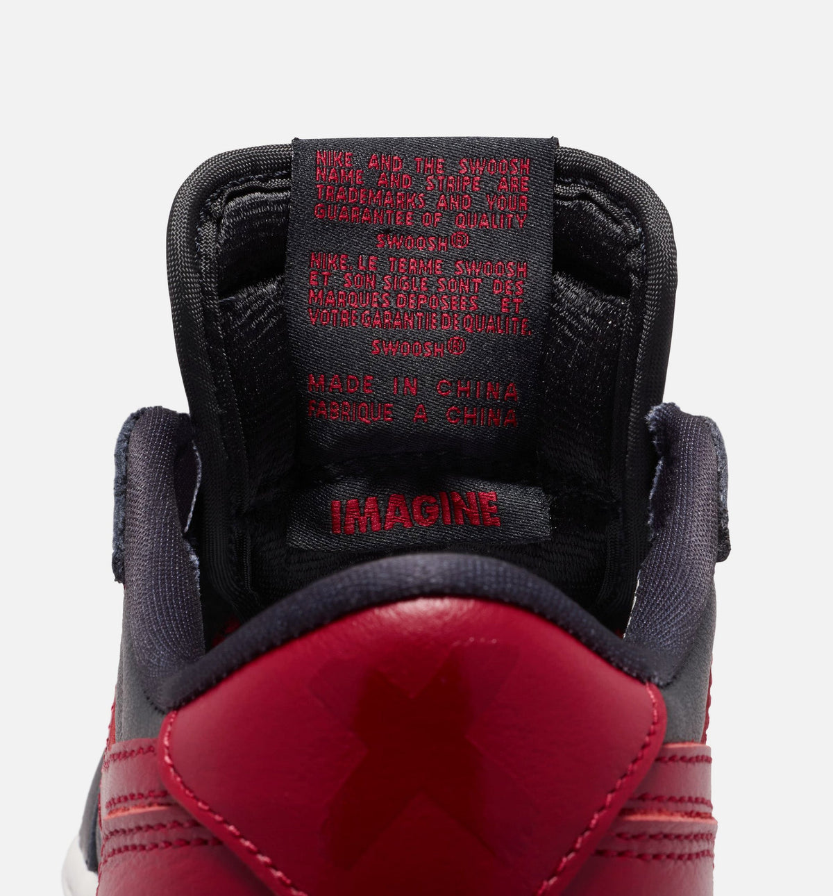 Air Jordan 1 Retro Low OG Banned Grade School Sneakers - Black/Black/Varsity Red/Summit White