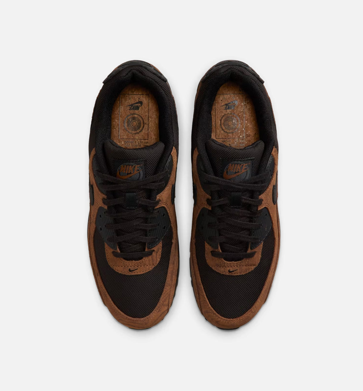 Air Max 90 Premium Men's Sneakers - Light British Tan/Velvet Brown/Black