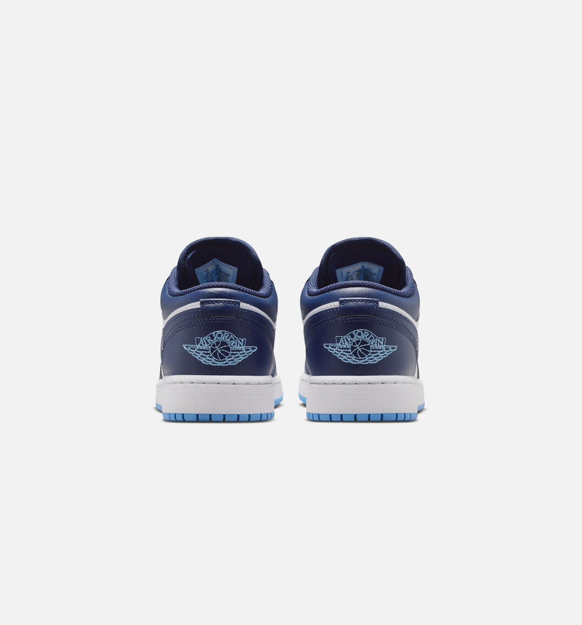 Air Jordan 1 Low Grade School Sneakers - Navy/University Blue/White