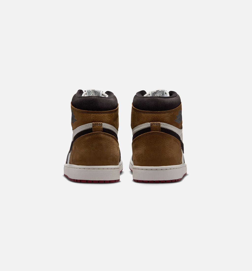 Air Jordan 1 Retro High OG Love Letter Men's Sneakers - Shadow Brown/Team Red/Light British Tan