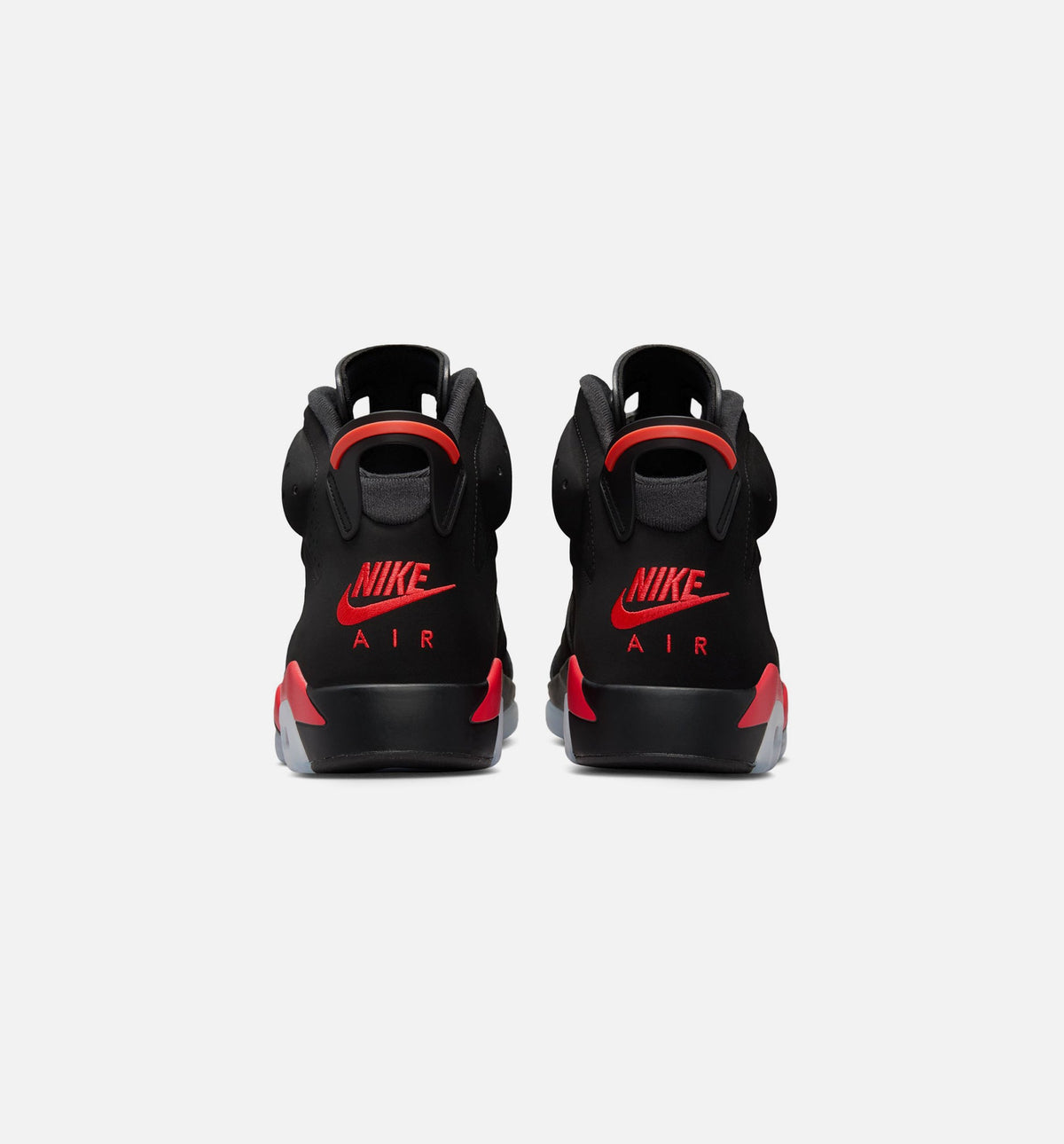 Air Jordan 6 Retro Infrared Men's Sneakers - Black/Light Crimson