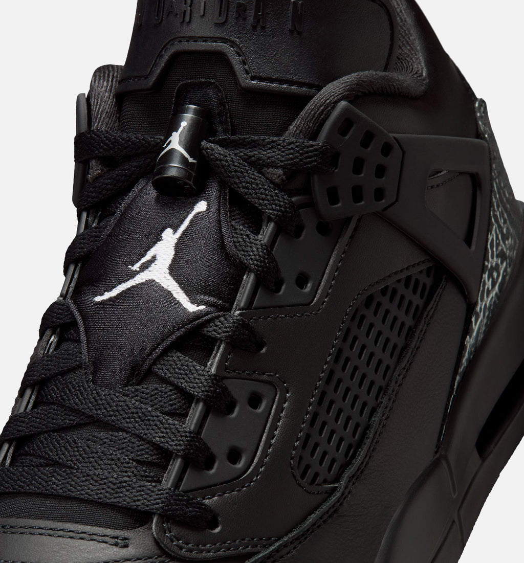 Spizike Low Men's Sneakers - Black/Black/Metallic Silver