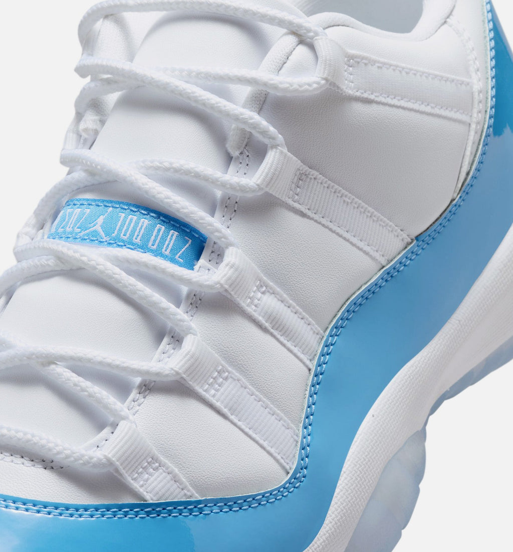 Air Jordan 11 Retro Low University Blue Men's Sneakers - White/University Blue/Black