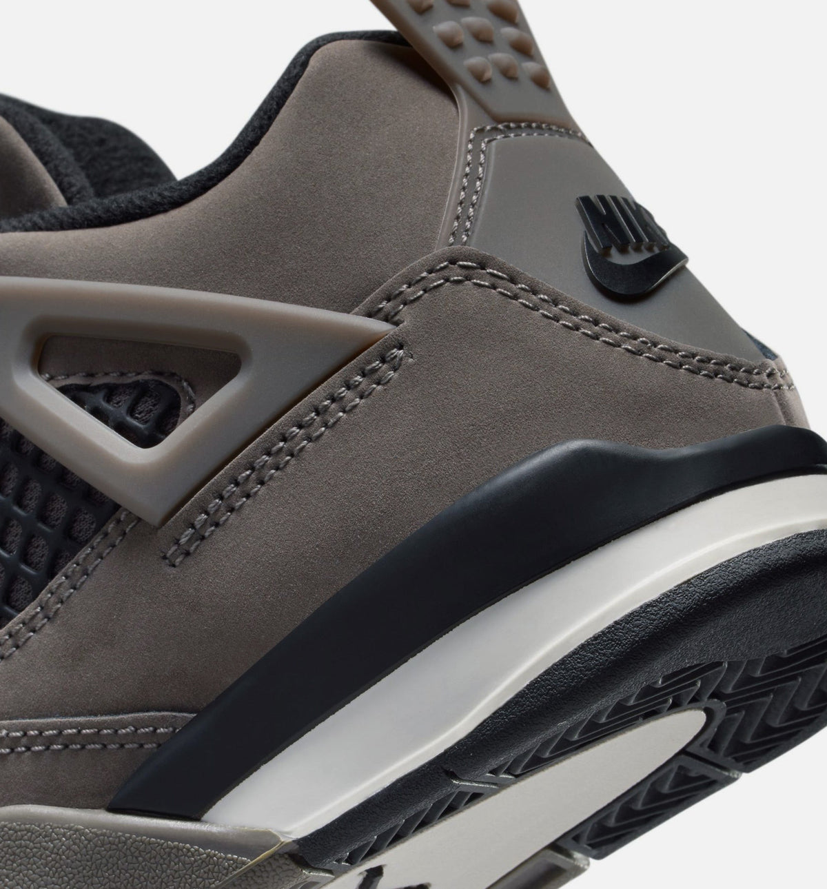 Air Jordan 4 Retro Cave Stone and Black Preschool Sneakers - Cave Stone/Black/Moon Particle