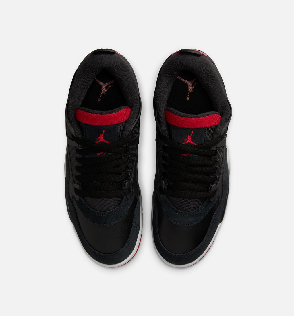 Air Jordan 4 RM Men's Sneakers - Black/Wolf Grey/White/Varsity Red