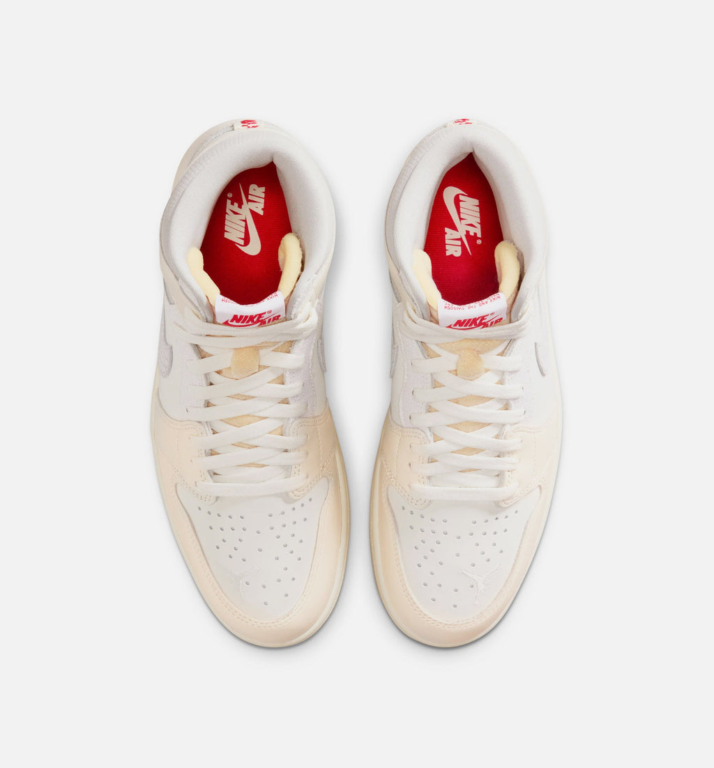 Air Jordan 1 Retro High OG Men's Sneakers - Sail/University Red/Pale Ivory/Coconut Milk/Phantom